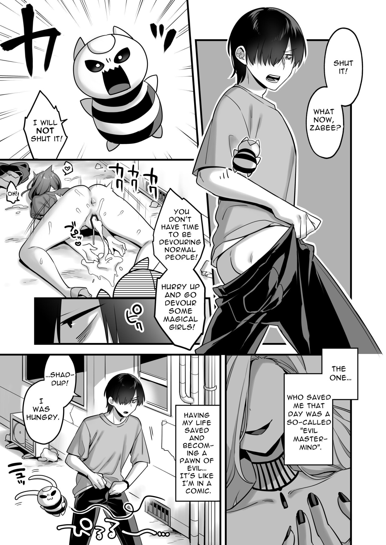 Hentai Manga Comic-Since I became a pawn of evil... I'll disgrace the magical girl-Read-4